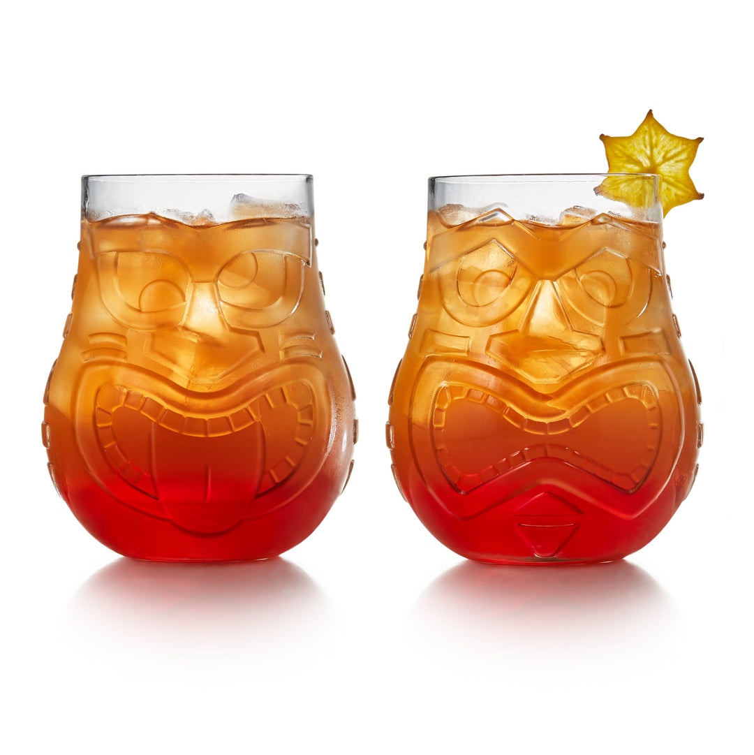 Libbey Tiki Split vasos de vaso, 15.75 onzas, juego de 4