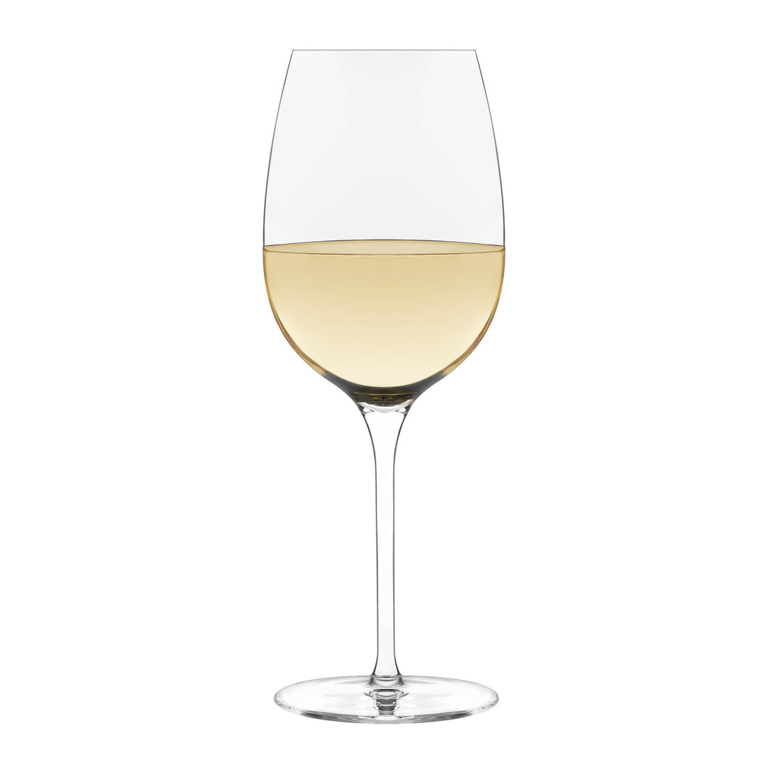 All-purpose stemware set for everyday use, casual dining, parties, and entertaining — includes four 16-ounce stemmed wine glasses (3.37-inch diameter by 9.03-inch height)
