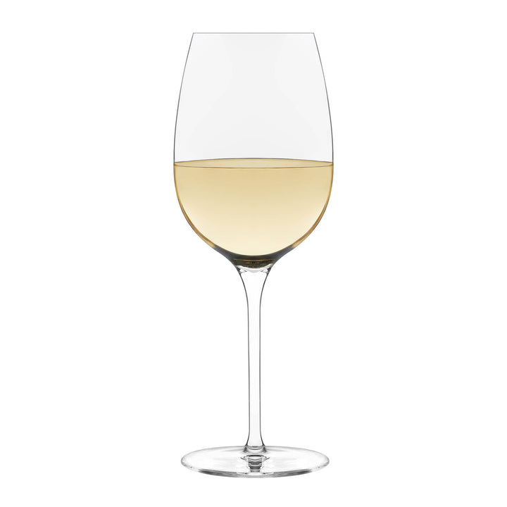 All-purpose stemware set for everyday use, casual dining, parties, and entertaining — includes four 16-ounce stemmed wine glasses (3.37-inch diameter by 9.03-inch height)