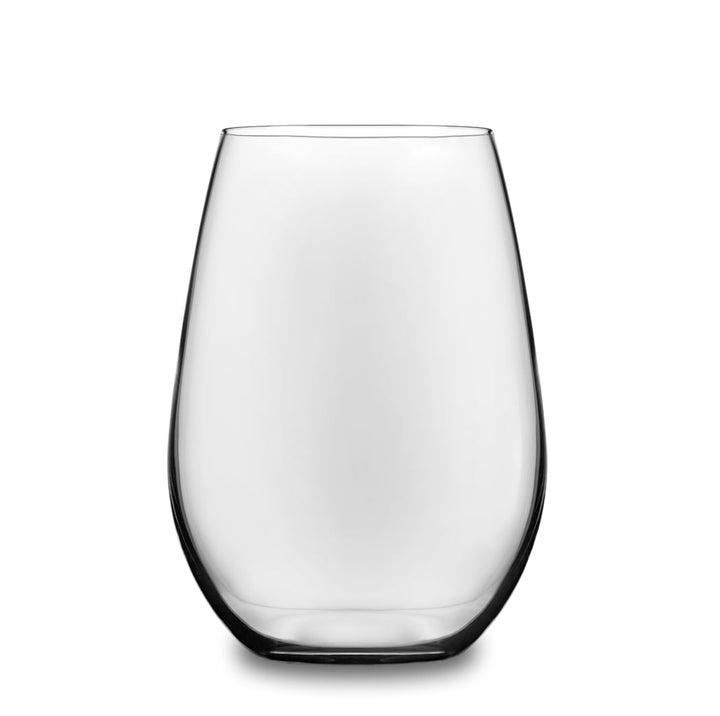 Libbey Signature Kentfield Stemless 12-Piece Wine Glass Party Set for Red and White Wines