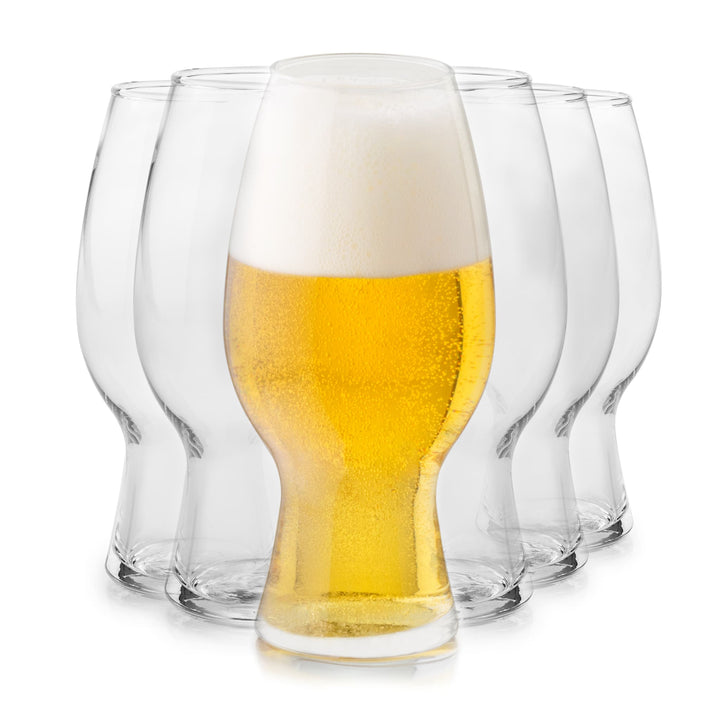 Beer Glass Set: The design boasts clean, simple lines adaptable to any decoration style. Glasses specially designed for serving India pale ales are both stylish and functional