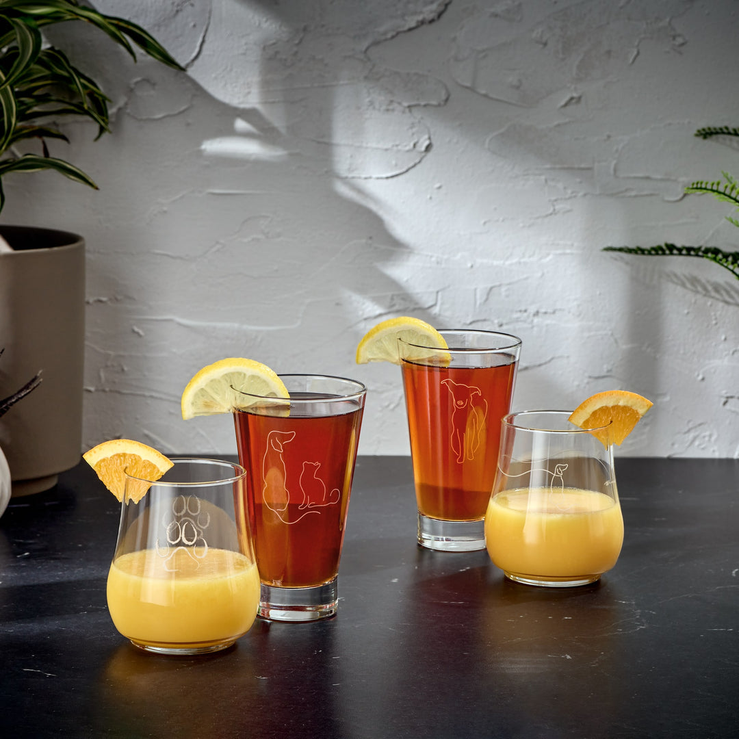 Crafted from lead free soda lime glass, our glass offers a sustainable alternative without compromising on quality or style. Engineered for durability, this glass set are ideal for everyday use and special occasions