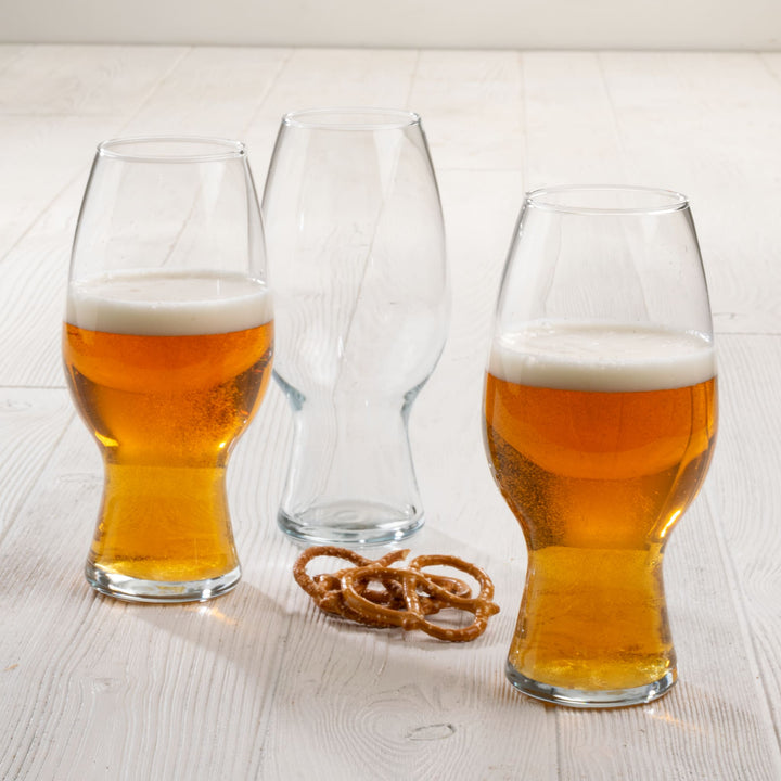 Lead Free and BPA Free: Place our lead free, dishwasher safe modern glasses in the dishwasher for quick and easy clean up. This unique beer set is an excellent addition to any beer lover's collection