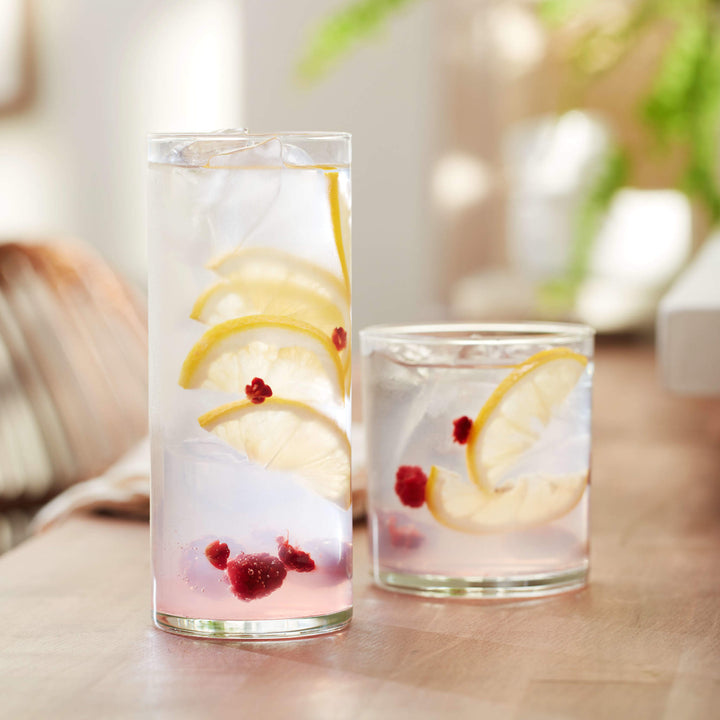 Instantly start or grow your collection with 2 sets of 8 long-lasting, all-purpose glasses