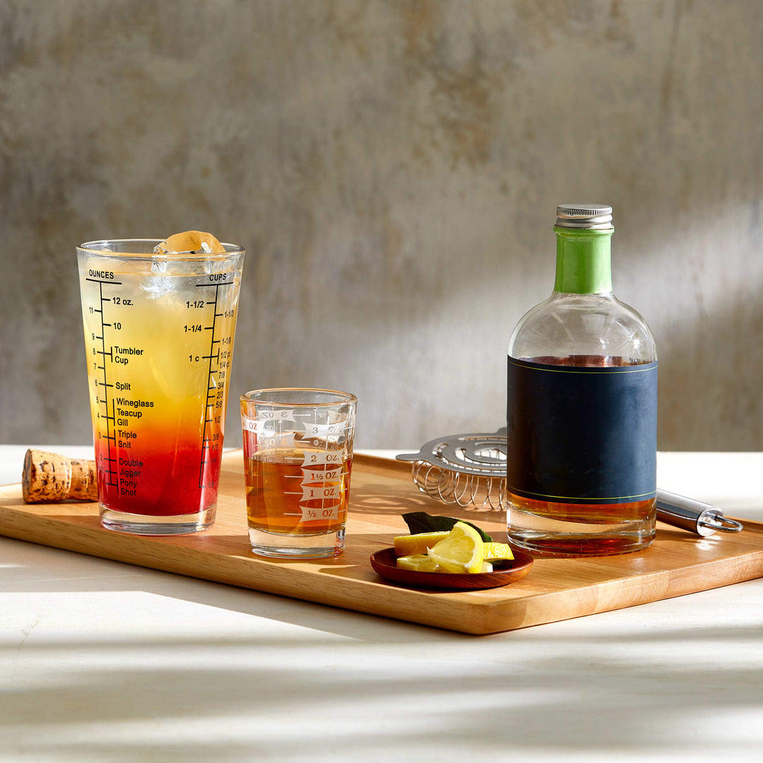 Clean lines and cylindrical tapered body blend seamlessly with your existing glassware