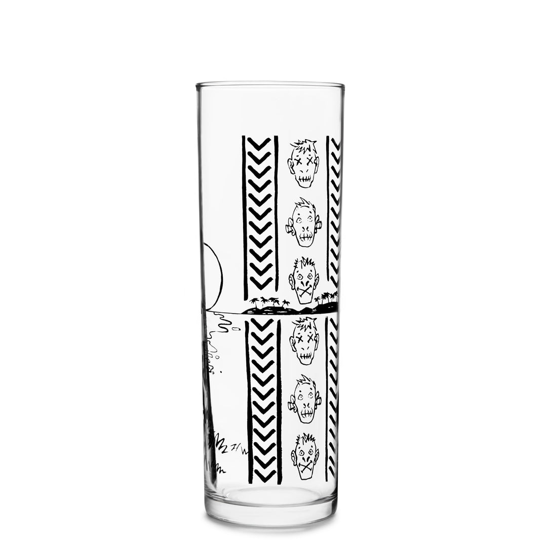 Libbey Tiki Kahiko Zombie Glass, transparente, 13.5 onzas, juego de 4