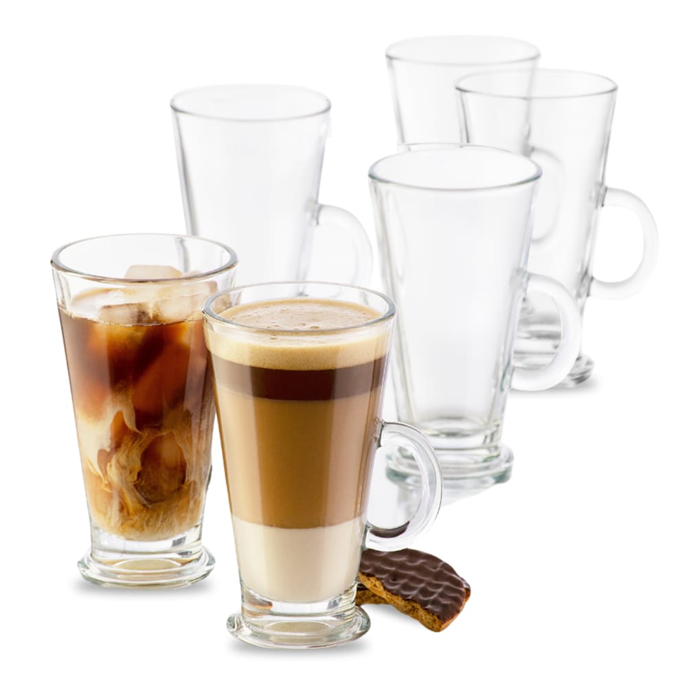 Enhance your table's charm and sophistication with the exquisite Libbey Irish Catalina Coffee Mug Set