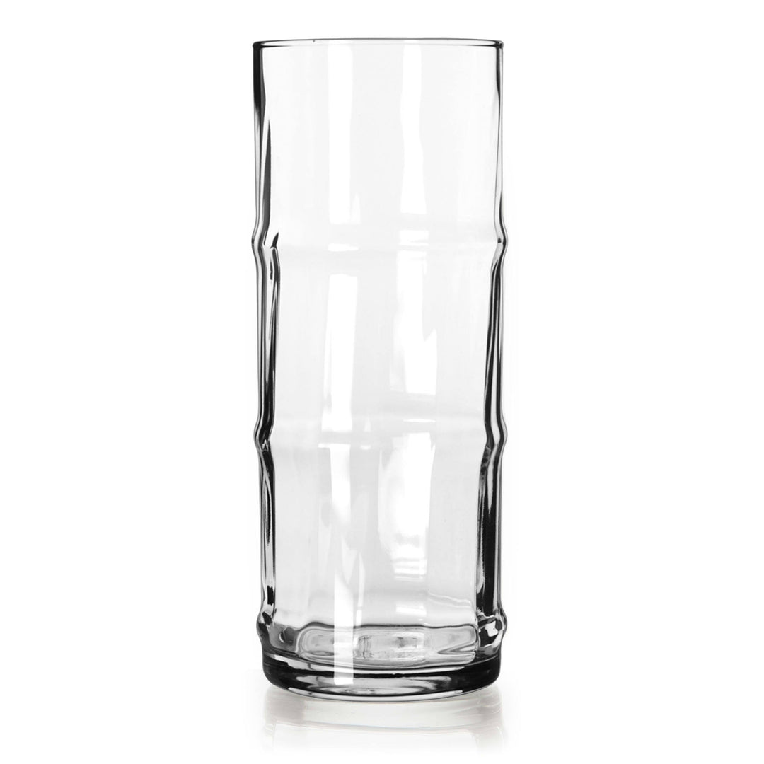 Includes 4, 16 ounce highball glasses (2.875 inch diameter by 6.75 inch height)