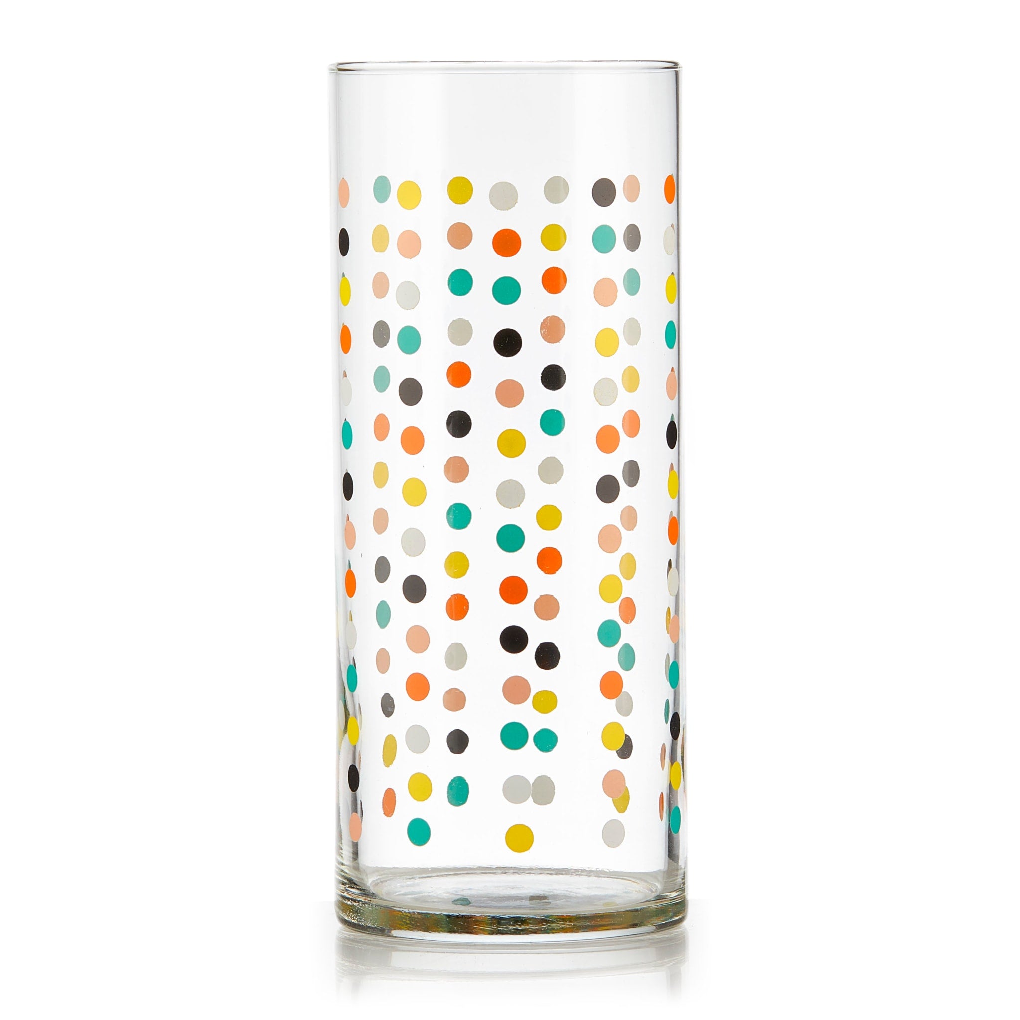 Retro Green Polka Dot Highball Glasses purchases 3