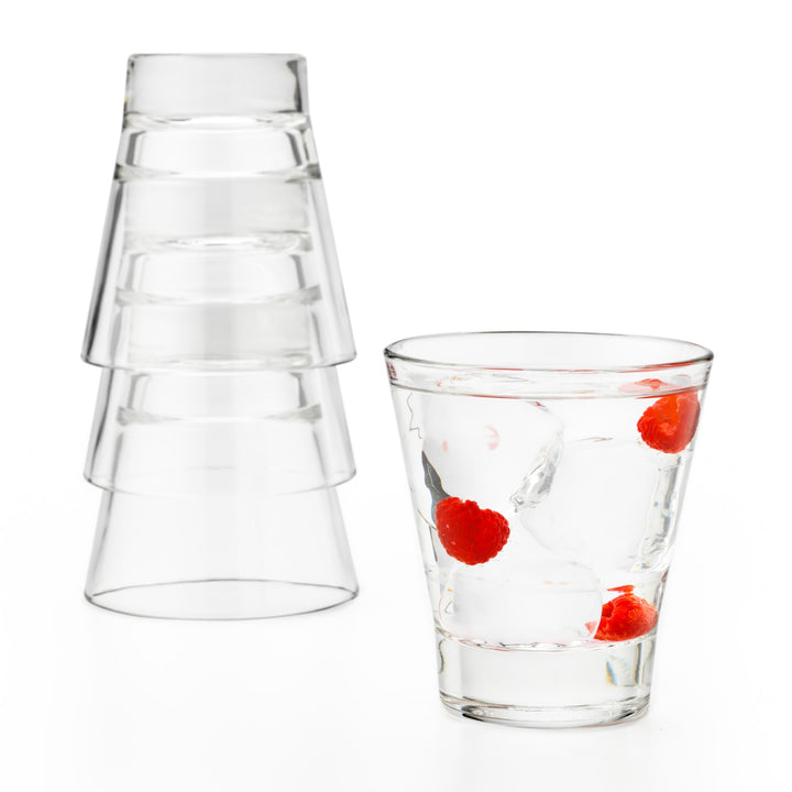 Small-capacity rocks glass is the perfect choice for serving spirits neat