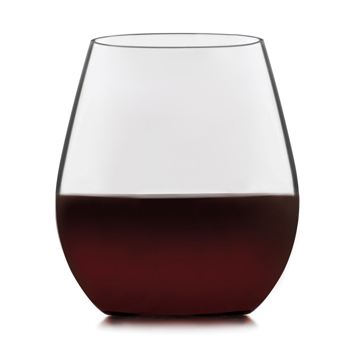 Libbey Signature Kentfield Stemless Red Wine Glasses, 18 ounce, Set of 4