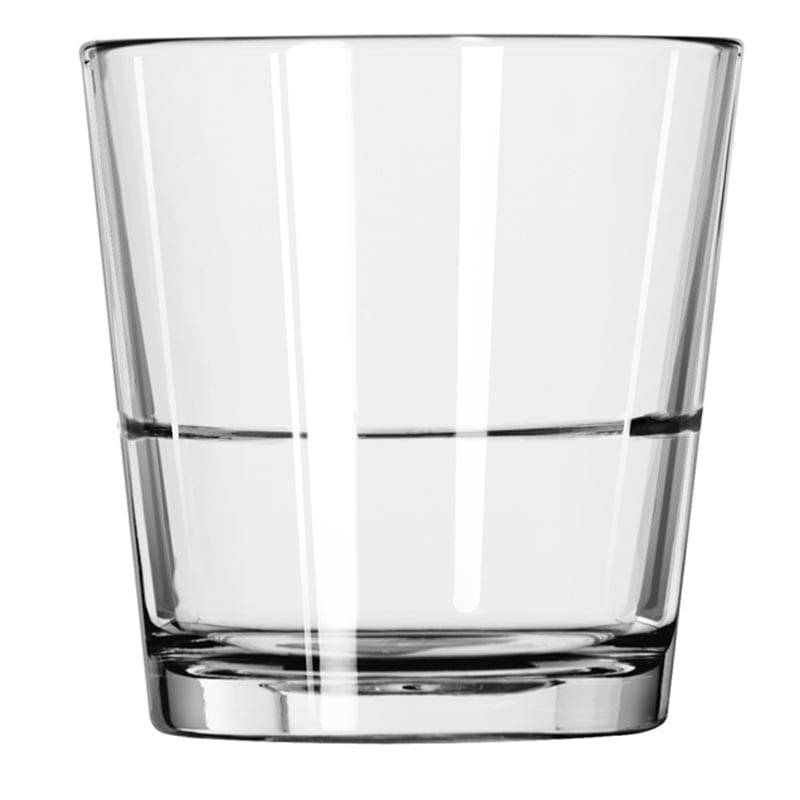 Stackable Double Old Fashioned glasses are a space-saving solution for serving cocktails, spirits, water and soda.