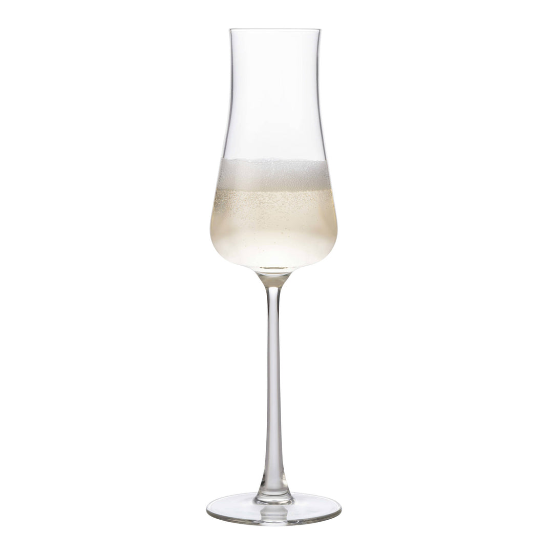 Flute glasses are ideal for Champagne and sparkling beverages of all kinds