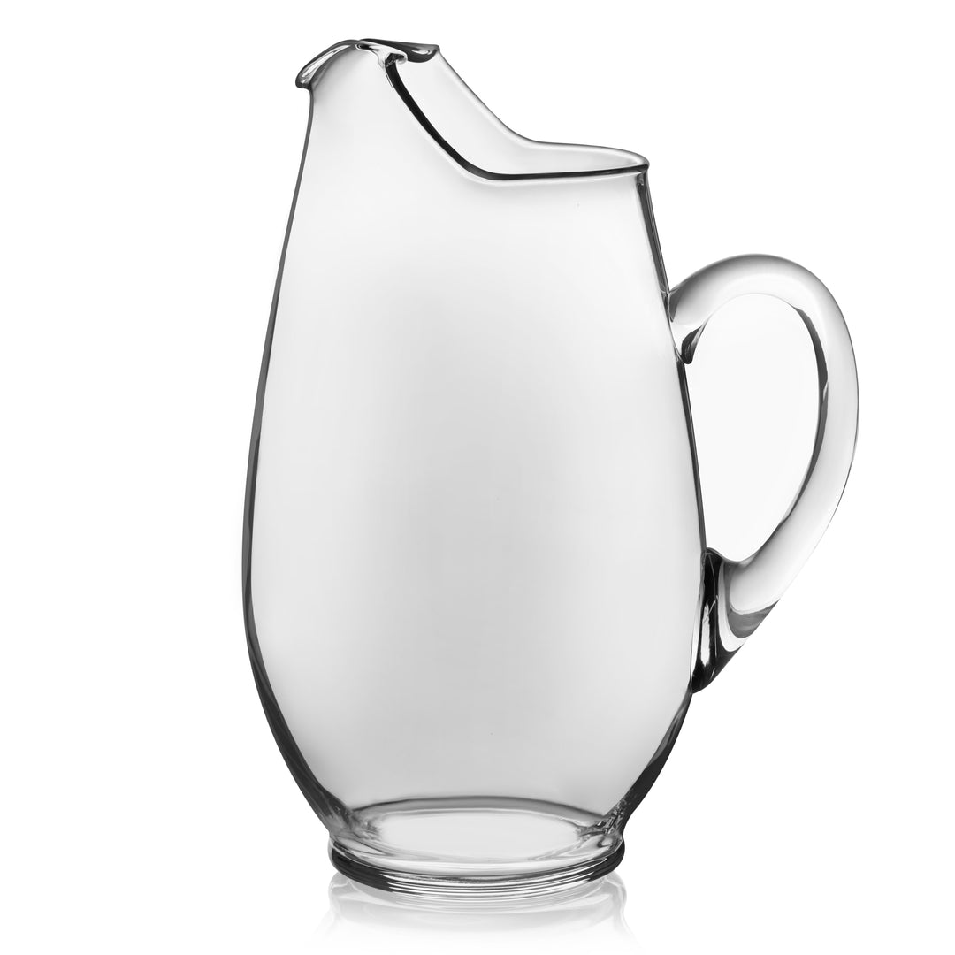 Glasses are durable and dishwasher safe for quick, easy cleanup, pitcher is Not safe for use with hot liquids, handwash only; to help preserve your products, please refer to the brand website for care and handling instructions