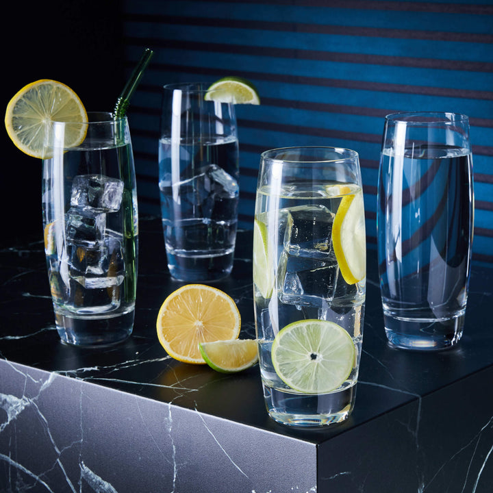 Ideal for sprucing up everything from gin and tonics to iced tea; multi-purpose glasses also great for serving chilled water and soft drinks