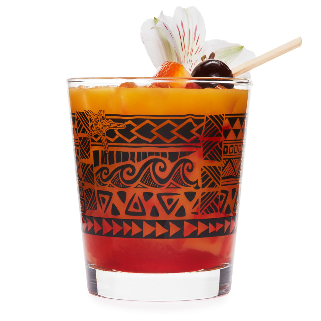 Vintage-style tiki rocks glasses add the perfect amount of Pacific Island culture to your next summer celebration or tropical party