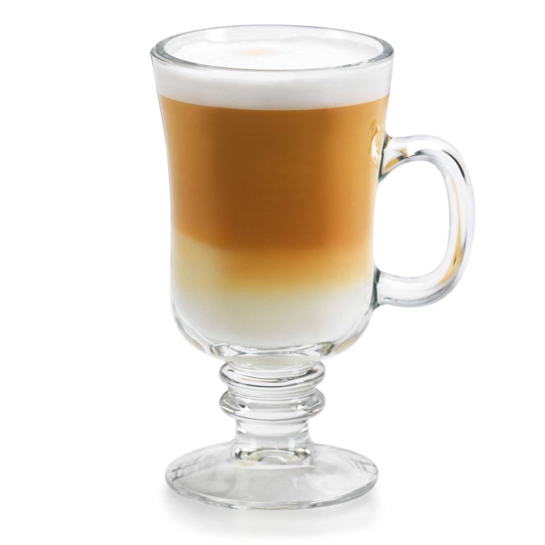 Irish Coffee Glass Mug Set: Elevate your dining experience with the elegant Libbey Irish Coffee Mug Set, adding a touch of class and refinement to your tableware collection