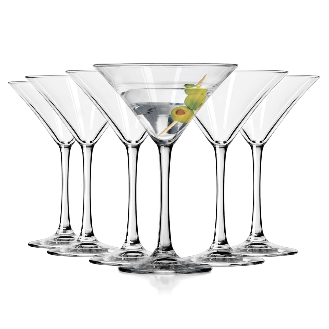 Mix up classic martinis and new creations in this traditionally triangular-shaped glass