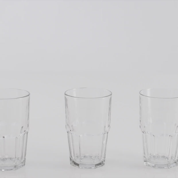 Libbey Crisa Boston Beverage Glass Set ( Set of 18)