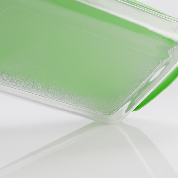 Libbey Baker's Basics Juego de 2 cacerolas de vidrio para hornear con tapas de plástico