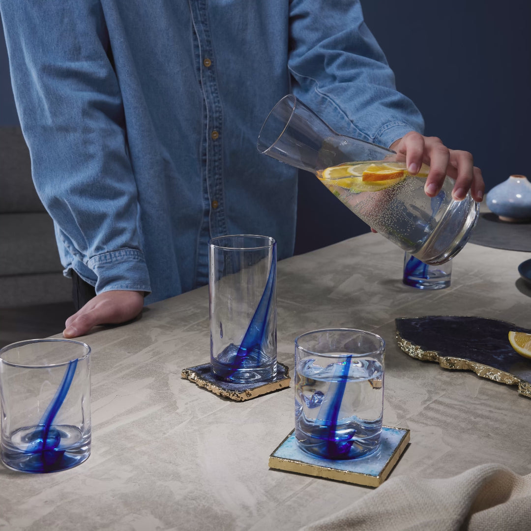 Libbey Montibello Misty Blue 16-ounce Iced Tea Glasses (Set of 12)