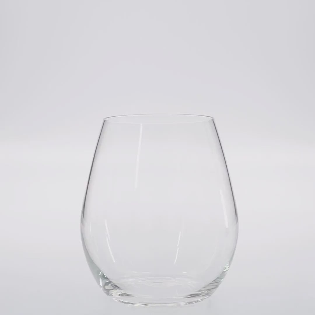 Libbey Stemless 15 oz All Purpose Wine Glass #231, Set of 6 w/ FDL Party  Picks