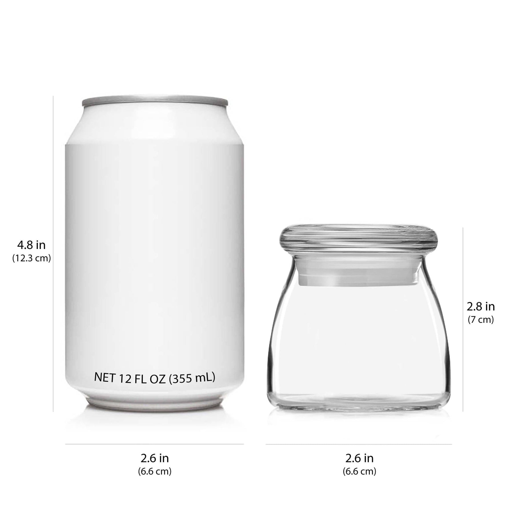 Premium Vector  Cocktail glass cup libbey can glass jar with lid