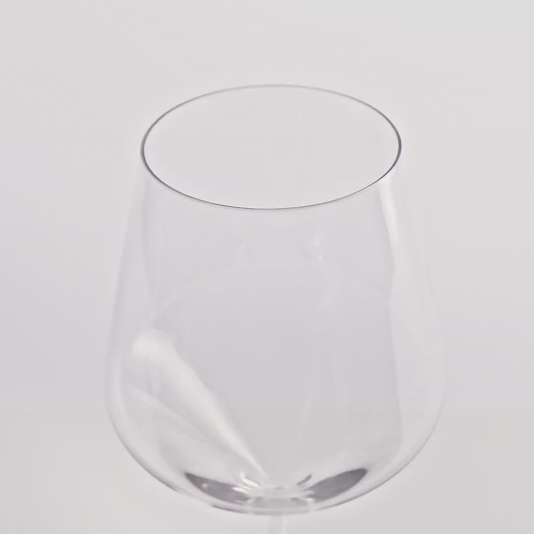 Libbey Classic Blue All-purpose Stemless Wine Glasses, 15.25-ounce
