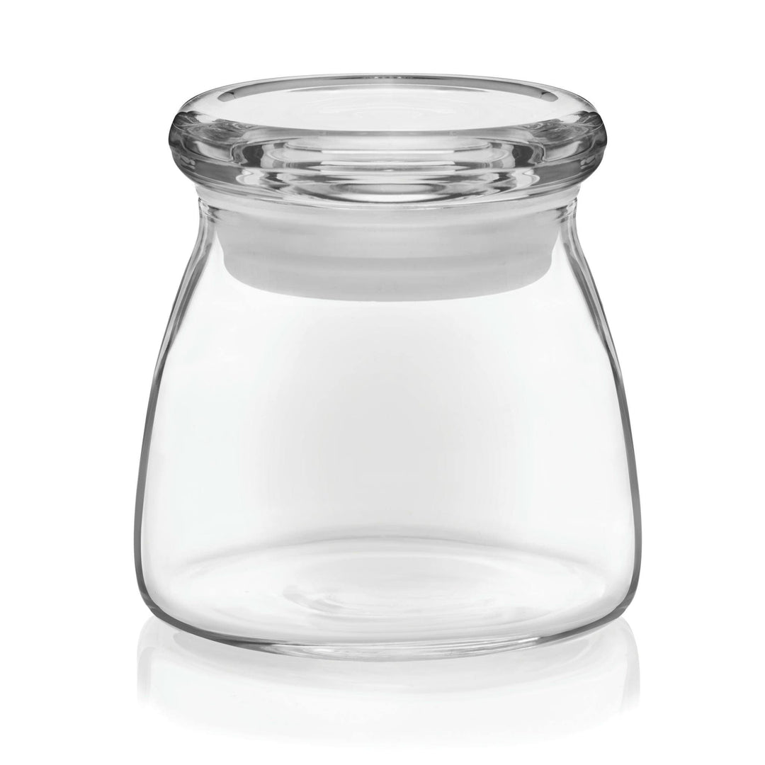 11 Vintage Glass Spice Jars w/ Plastic White Lids Spice Bottles With Labels
